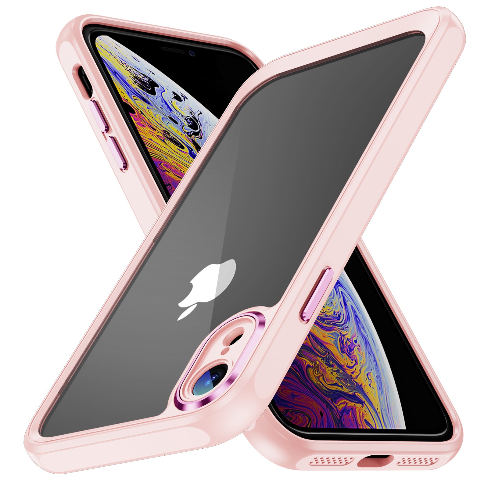 For iPhone XR Back Case Acrylic + TPU Shockproof Phone Cover For iPhone XR Back Case Acrylic + TPU Shockproof Phone Cover